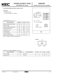 Datasheet KDS142E manufacturer KEC